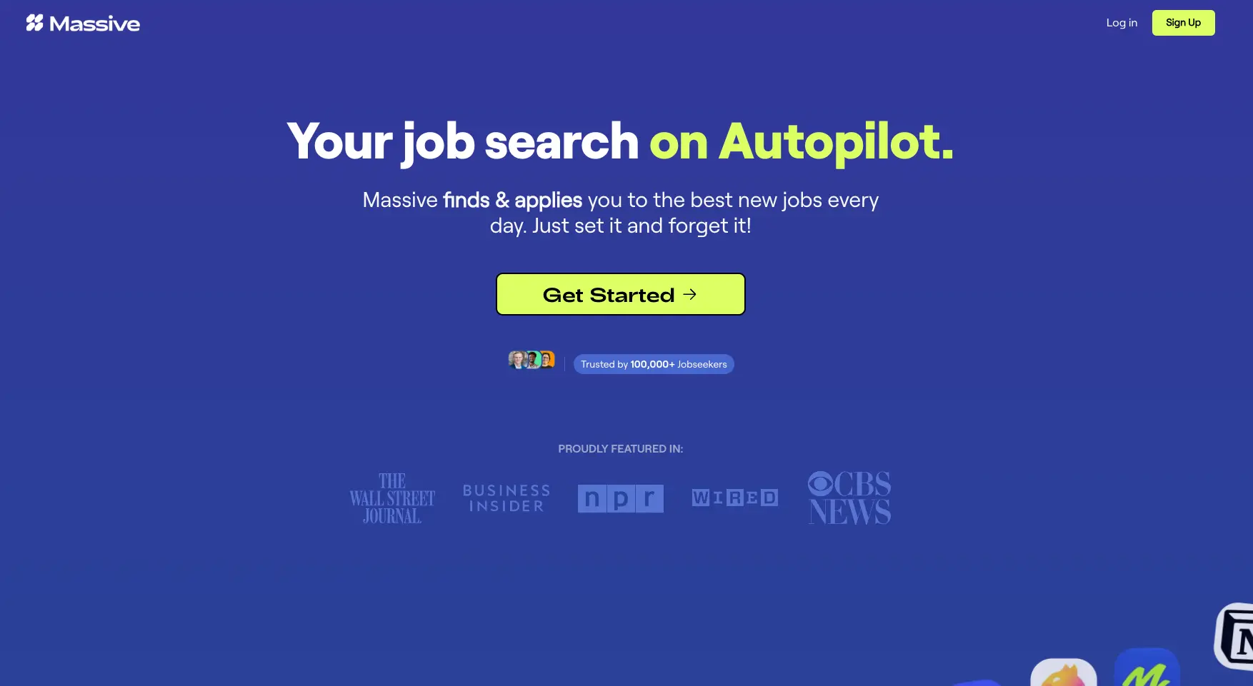 Massive - A job search automation platform that finds and applies to relevant job openings on your behalf